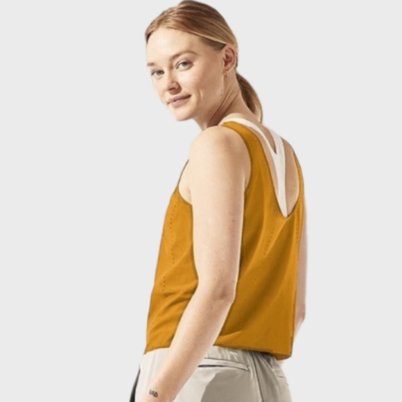 Athleta NWOT Perforated Terra Crop Tank - Picture 2 of 10